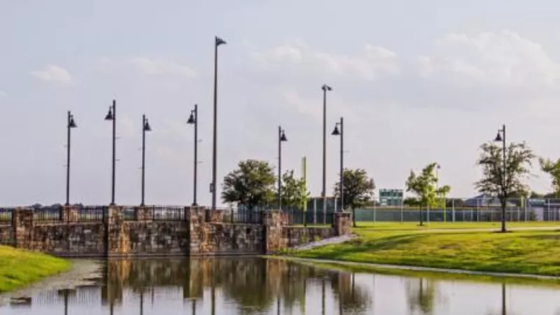 Lakeside park view in Celina Ohio near Grand Lake St. Marys