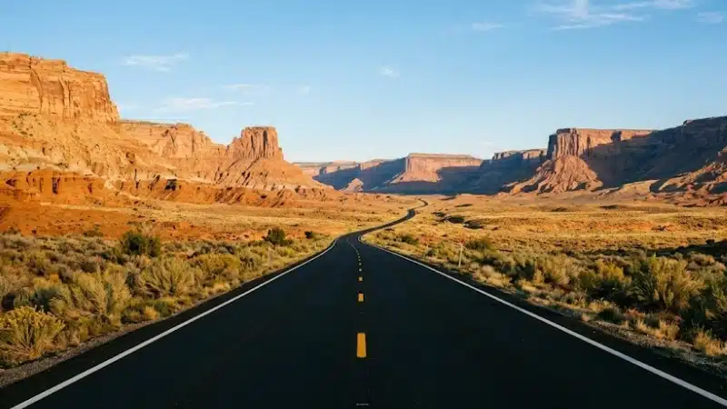  Highway 89 red rock desert between Kanab Utah and Page Arizona