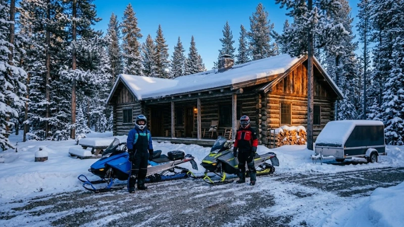 Best Cabins in Island Park, Idaho: Where to Actually Stay Near Yellowstone 3 snowmobile cabin rental Island Park Idaho Sawtelle area