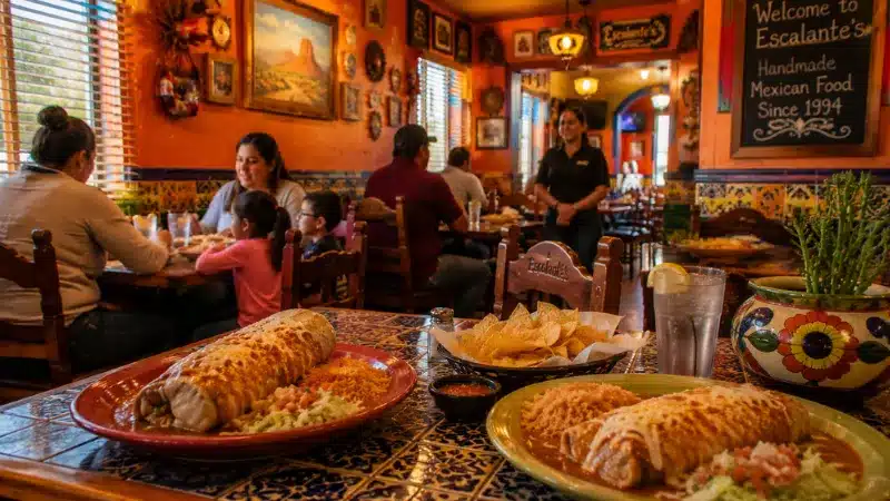 Escobar's Mexican Restaurant interior Kanab Utah family dining