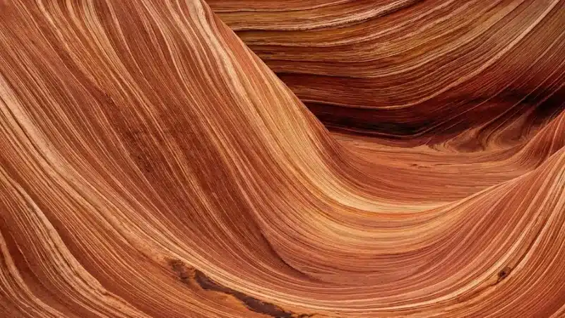 The Wave sandstone formation at Coyote Buttes North near Kanab Utah