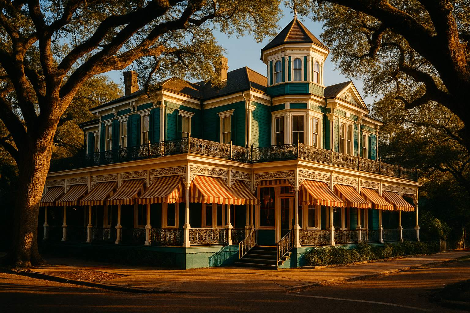 historic Victorian fine dining restaurant in the New Orleans Garden District